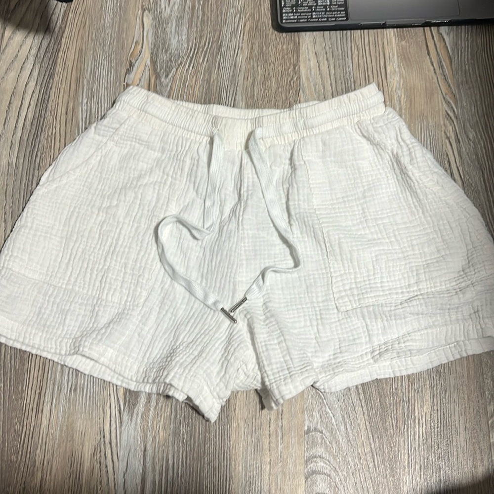 white shorts